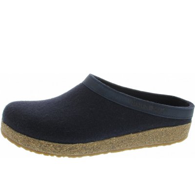 Haflinger Grizzly Torben Pantoffel in mittleblau