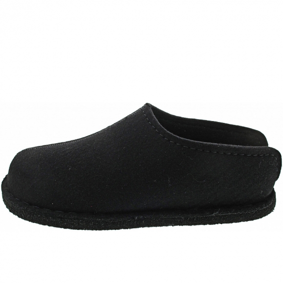 Haflinger Flair Smily Hausschuh in schwarz