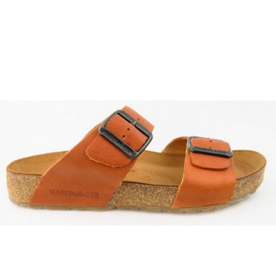 Haflinger Bio Andreas caramel count Pantolette in caramel Haflinger Bio Andreas caramel count Pantolette in caramel