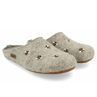Haflinger Hauschuhe in grau