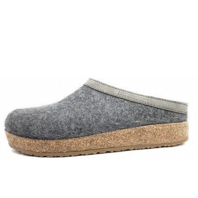 Haflinger Grizzly Torben Pantolette in 4 anthrazit Haflinger Grizzly Torben Pantolette in 4 anthrazit
