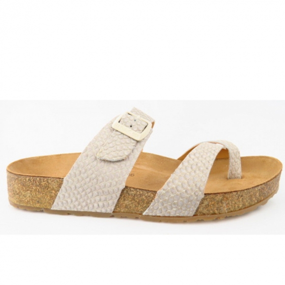 Haflinger Juno sand Zehensteg in sand