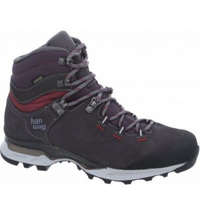 HanWag Tatra Light Lady GTX Wanderschuh in asphalt/rot HanWag Tatra Light Lady GTX Wanderschuh in asphalt/rot