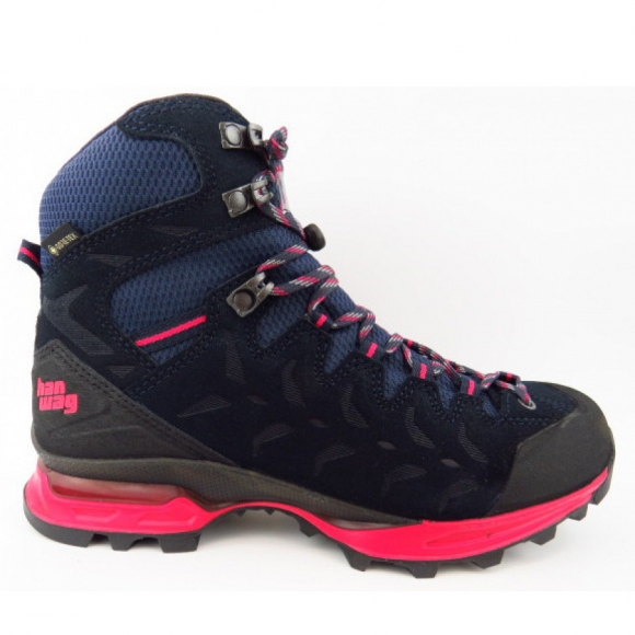 HanWag Makra Trek Lady GTX Wanderstiefel in navy/pink