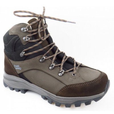 HanWag Alta Bunion II Lady Lederfutter Wanderstiefel in mocca black