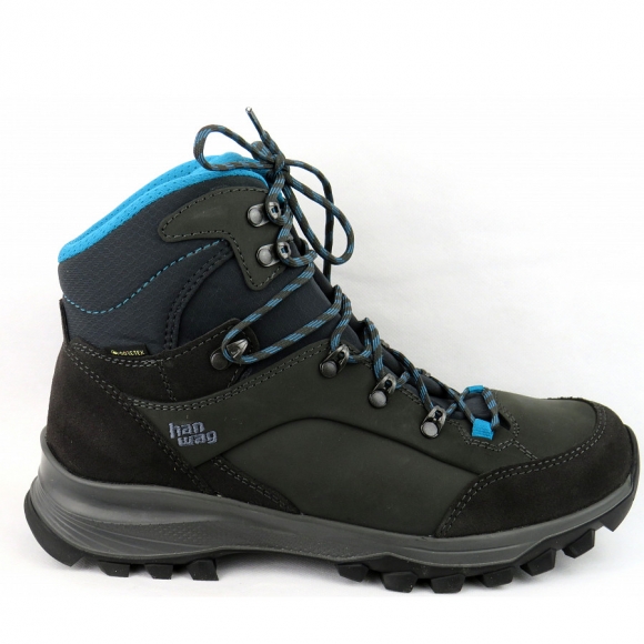 HanWag Banks Lady GTX asphalt Wanderstiefel in asphalt ocean