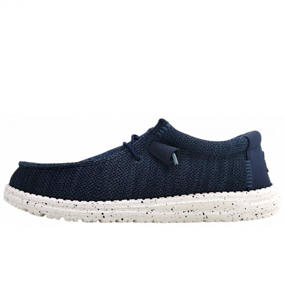 Hey Dude Wally Stretch Sox Slipper in navy