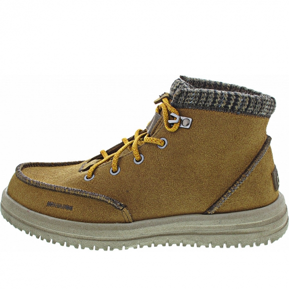 Hey Dude Bradley Eco Schnürstiefel in mustard
