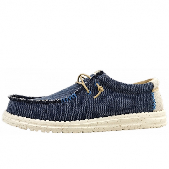 Hey Dude Wally Coastline Jute Slipper in 410- Navy