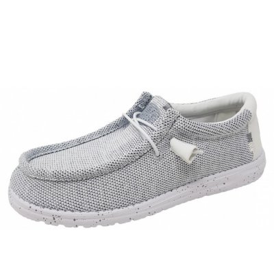 Hey Dude Wally Linen Natuirally Leinenschuh in stone white Hey Dude Wally Linen Natuirally Leinenschuh in stone white