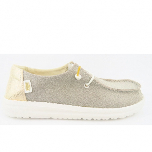 Hey Dude Wendy Metallic Sparkle Slipper in grau metallic