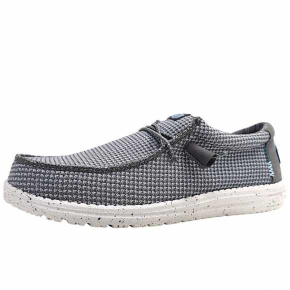 Hey Dude Wally Sport Mesh Slipper in grey