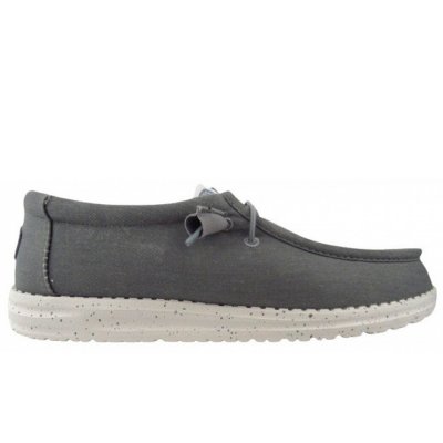 Hey Dude Wally Canvas light grey Slipper in light grey Hey Dude Wally Canvas light grey Slipper in light grey