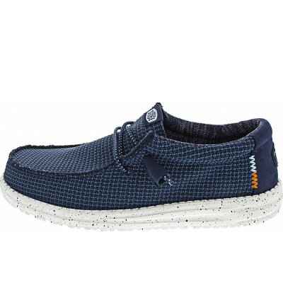 Hey Dude Wally Sport sportlicher Schnürer in mesh navy