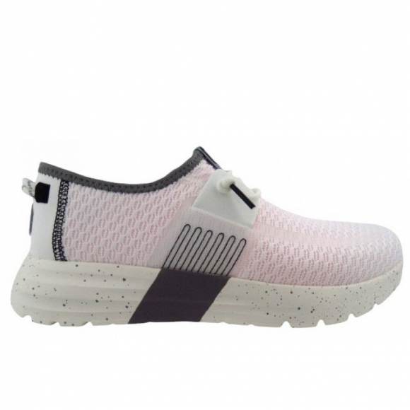 Hey Dude Sirocco W Sport Stripe Slipper in white