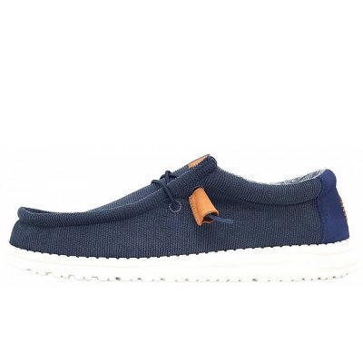 Hey Dude Wally Corduroy Slipper in 410- Navy
