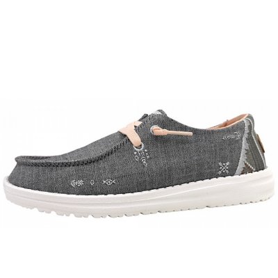 Hey Dude Wendy Boho Slipper in 030 Grey