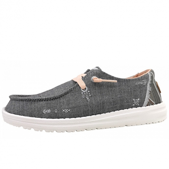 Hey Dude Wendy Boho Slipper in 030 Grey