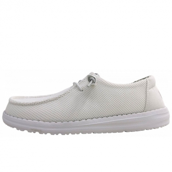 Hey Dude Wally Stretch Sox Slipper in stone/white 100