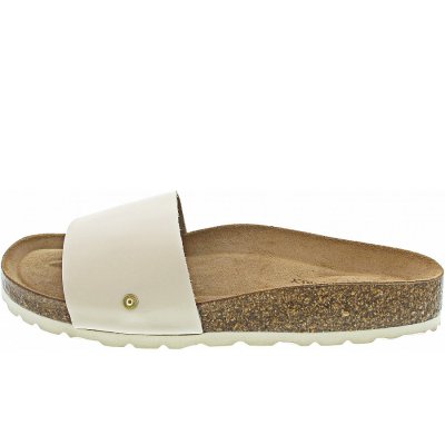Hey Marly Casual Cork Crema Pantolette in crema