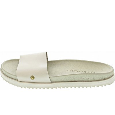 Hey Marly Casual Clean crema Pantolette in crema