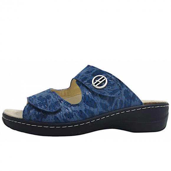 Hickersberger Milano Pantolette in black/desert 7011