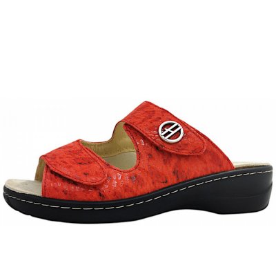 Hickersberger Milano Pantolette in rot/desert 4011 Hickersberger Milano Pantolette in rot/desert 4011