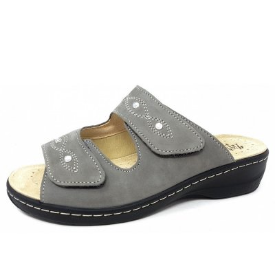 Hickersberger Milano Hallux Pantolette in dkl.grau Hickersberger Milano Hallux Pantolette in dkl.grau