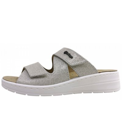 Hickersberger Pantolette in weiss/leo 8095 Hickersberger Pantolette in weiss/leo 8095
