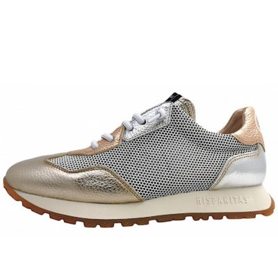 Hispanitas Kansas sportlicher Schnürer in white/silver