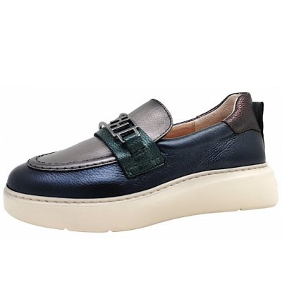 Hispanitas Oceania Slipper in midnight blue