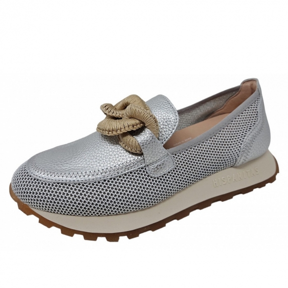 Hispanitas Loira V Slipper in melbourne white silver