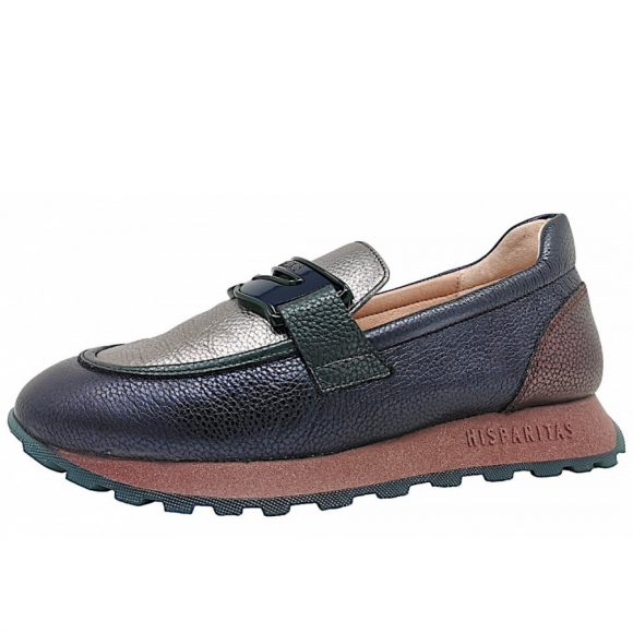 Hispanitas Loira Slipper in midnight blue