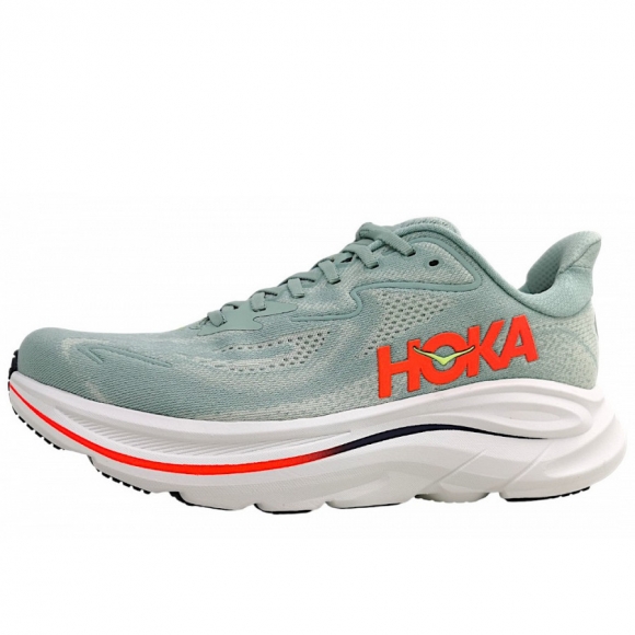 Hoka Clifton 10 Sportschuh in sage/neon flame SGNN