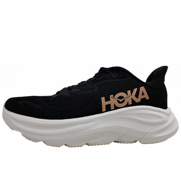 Hoka Clifton 10 Sportschuh in black/rose gold BRGL