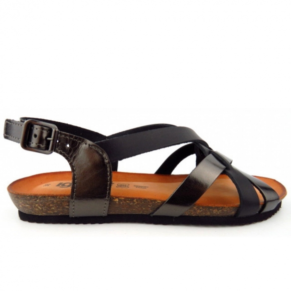 Igi & Co. DOY 76956 LEDER Sandale in SCHWARZ-DUNKELG