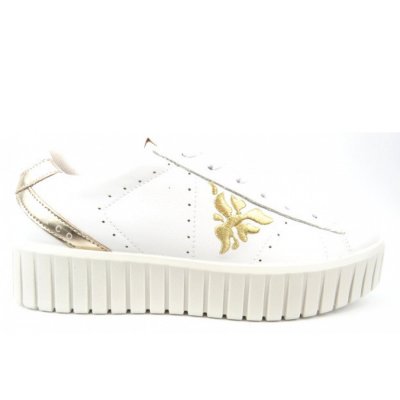 Igi & Co. Donna Ares Green bianco Sneaker in Bianco Oro Igi & Co. Donna Ares Green bianco Sneaker in Bianco Oro