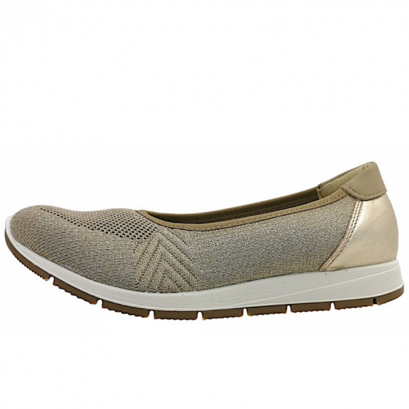 Imac Edith Ballerina in taupe/plat.