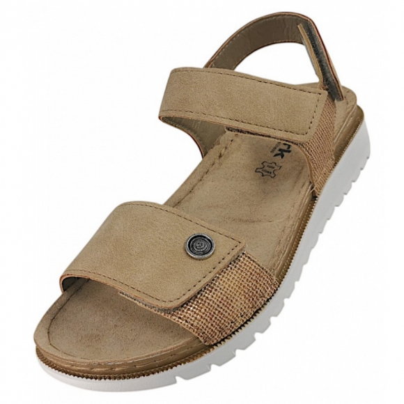 Inblu Sandale in Sand-Kupfer