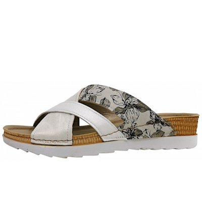 Inblu Pantolette in weiss/beige Inblu Pantolette in weiss/beige