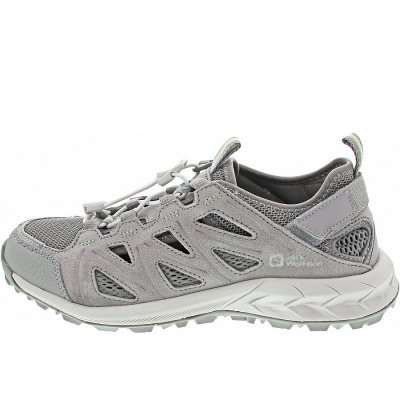 Jack Wolfskin Woodland 2 Hybrid Low W Wanderschuh in grey-light green Jack Wolfskin Woodland 2 Hybrid Low W Wanderschuh in grey-light green