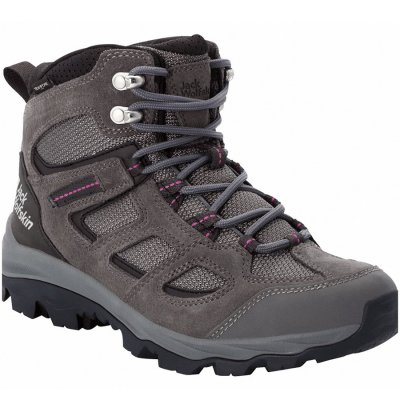 Jack Wolfskin VOJO 3 TEXAPORE MID Wanderstiefel in tarmic grey/pink Jack Wolfskin VOJO 3 TEXAPORE MID Wanderstiefel in tarmic grey/pink