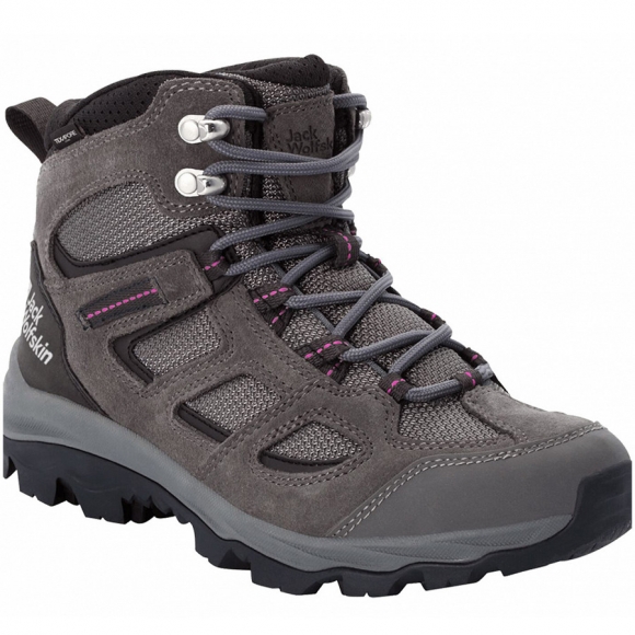Jack Wolfskin VOJO 3 TEXAPORE MID Wanderstiefel in tarmic grey/pink