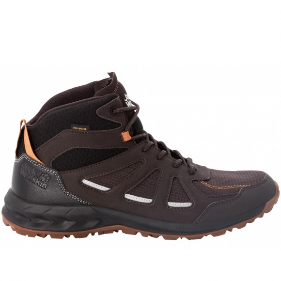 Jack Wolfskin Stiefel in espresso/dark red