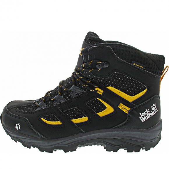 Jack Wolfskin Schnürstiefel in black-burly yellow