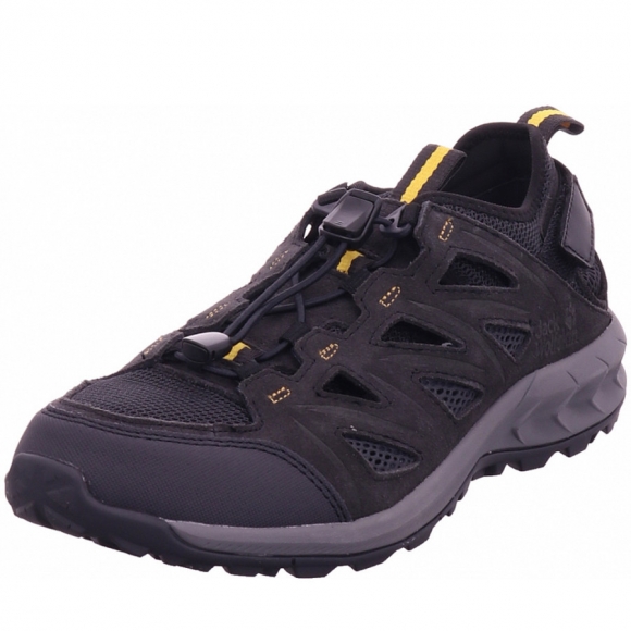 Jack Wolfskin Woodland 2 Hybrid Low Trekkingschuh in schwarz