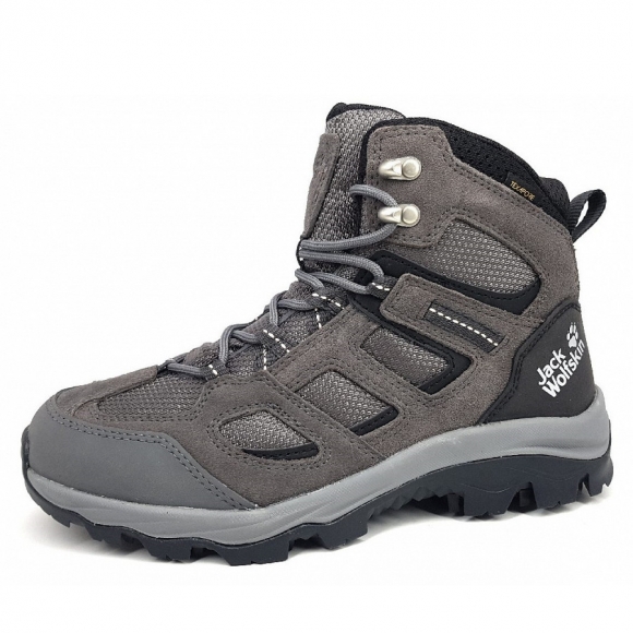 Jack Wolfskin Vojo 3 Texapore mid W Wanderschuh in 6152 tarmac grey/ pink