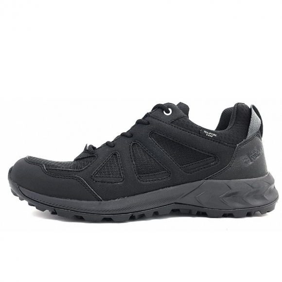 Jack Wolfskin Woodland 2 Tex. low M Wanderschuh in 6000 Black