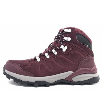 Jack Wolfskin Refugio Tex. Mid W Wanderschuh in dark maroon