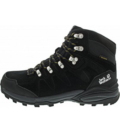 Jack Wolfskin Refugio Texapore Mid M Wanderstiefel in phantom-burly yellow